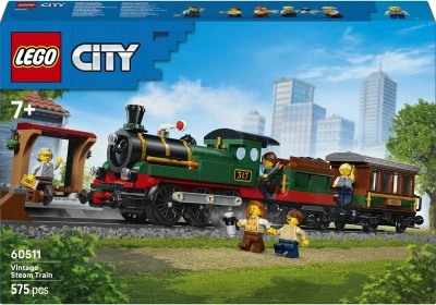 Lego CITY Vintage parní vlak 60511 (stavebnice) Lego CITY Vintage parní vlak 60511 (stavebnice)