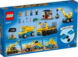 Lego CITY Vozidla ze stavby a demoliční koule 60391 (stavebnice)