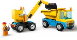 Lego CITY Vozidla ze stavby a demoliční koule 60391 (stavebnice)
