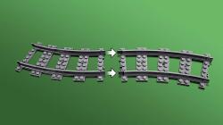 Lego CITY Výhybky a zahnuté koleje doplněk k vláčkodráze 60238 (stavebnice)