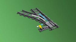 Lego CITY Výhybky a zahnuté koleje doplněk k vláčkodráze 60238 (stavebnice)
