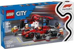 Lego CITY Zastávka v boxech F1 a personál s vozem Ferrari 60443 (stavebnice)