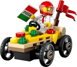 Lego CITY Závodní balíček: Rozvoz pizzy vs. hasičské auto 60458 (stavebnice)