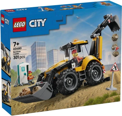 Lego CITY Žlutý nakladač s rypadlem 60480 (stavebnice) Lego CITY Žlutý nakladač s rypadlem 60480 (stavebnice)