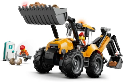 Lego CITY Žlutý nakladač s rypadlem 60480 (stavebnice)