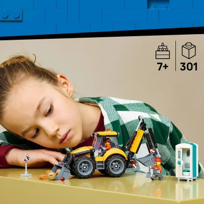 Lego CITY Žlutý nakladač s rypadlem 60480 (stavebnice)
