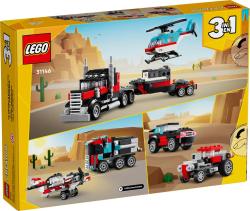 Lego CREATOR Auto náklaďák a helikoptéra 3v1 31146 (stavebnice)