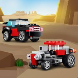 Lego CREATOR Auto náklaďák a helikoptéra 3v1 31146 (stavebnice)