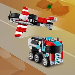 Lego CREATOR Auto náklaďák a helikoptéra 3v1 31146 (stavebnice)
