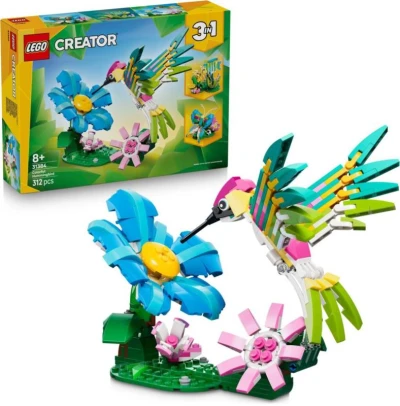 Lego CREATOR Divoká zvířata: Barevný kolibřík 3v1 31384 (stavebnice) Lego CREATOR Divoká zvířata: Barevný kolibřík 3v1 31384 (stavebnice)