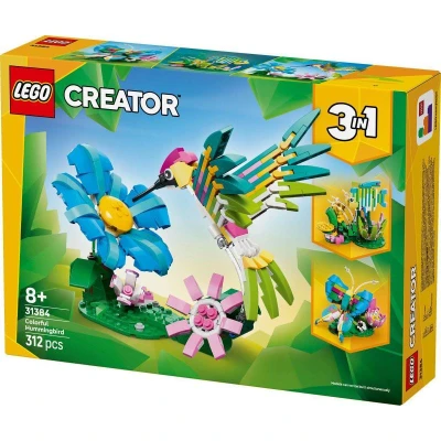 Lego CREATOR Divoká zvířata: Barevný kolibřík 3v1 31384 (stavebnice)