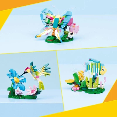 Lego CREATOR Divoká zvířata: Barevný kolibřík 3v1 31384 (stavebnice)