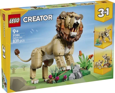 Lego CREATOR Divoká zvířata: Majestátní lev 3v1 31386 (stavebnice) Lego CREATOR Divoká zvířata: Majestátní lev 3v1 31386 (stavebnice)