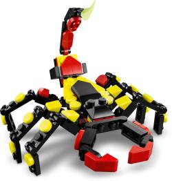 Lego CREATOR Divoká zvířata: Překvapivý pavouk 3v1 31159 (stavebnice)