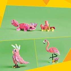 Lego CREATOR Divoká zvířata Růžový plameňák 3v1 31170 (stavebnice)