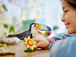 Lego CREATOR Divoká zvířata: Tropický tukan 3v1 31173 (stavebnice)
