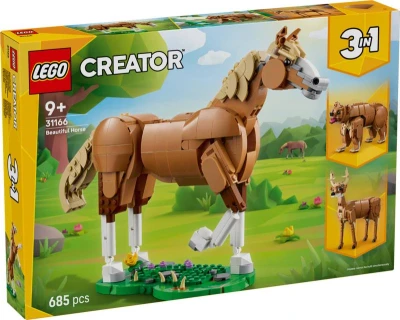 Lego CREATOR Krásný kůň 3v1 31166 (stavebnice) Lego CREATOR Krásný kůň 3v1 31166 (stavebnice)