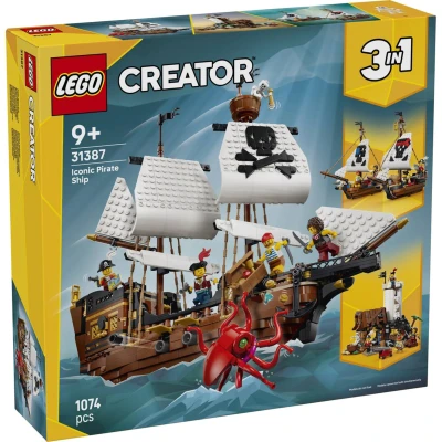 Lego CREATOR Kultovní pirátská loď 3v1 31387 (stavebnice) Lego CREATOR Kultovní pirátská loď 3v1 31387 (stavebnice)