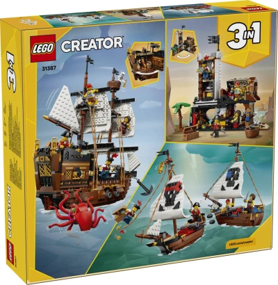 Lego CREATOR Kultovní pirátská loď 3v1 31387 (stavebnice)