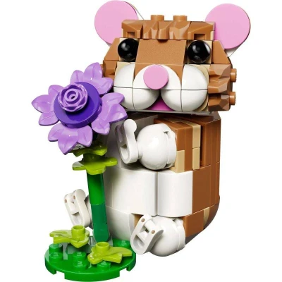 Lego CREATOR Roztomilý křeček s květinou 3v1 31376 (stavebnice)