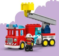Lego DUPLO Město: Hasičské auto s hadicí a hasičem 10473 (stavebnice)