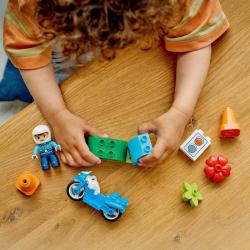 Lego DUPLO Město: Modrá policejní motorka 10471 (stavebnice)