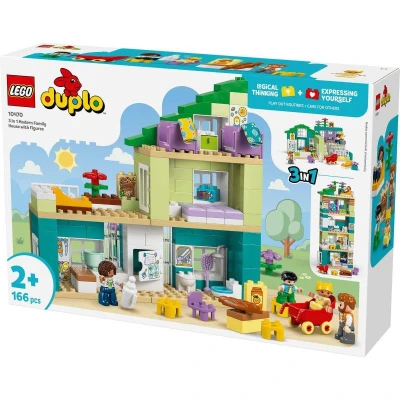 Lego DUPLO Moderný rodinný dom 3v1 s figúrkami 10470 (stavebnica)