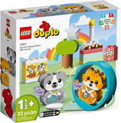 Lego DUPLO Moje první štěňátko a koťátko na baterie Zvuk 10977 (stavebnice) Lego DUPLO Moje první štěňátko a koťátko na baterie Zvuk 10977 (stavebnice)