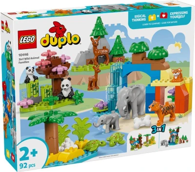 Lego DUPLO Rodinky divokých zvířat 3v1 10446 (stavebnice) Lego DUPLO Rodinky divokých zvířat 3v1 10446 (stavebnice)