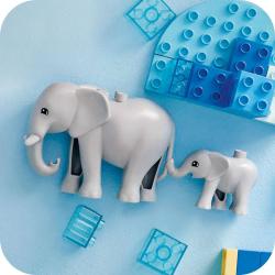 Lego DUPLO Rodinky divokých zvířat 3v1 10446 (stavebnice)