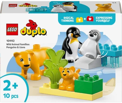 Lego DUPLO Rodinky divokých zvířat: Tučňáci a lvi 10442 (stavebnice) Lego DUPLO Rodinky divokých zvířat: Tučňáci a lvi 10442 (stavebnice)