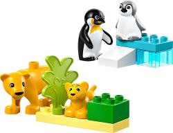 Lego DUPLO Rodinky divokých zvířat: Tučňáci a lvi 10442 (stavebnice)