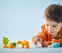 Lego DUPLO Rodinky divokých zvířat: Tučňáci a lvi 10442 (stavebnice)