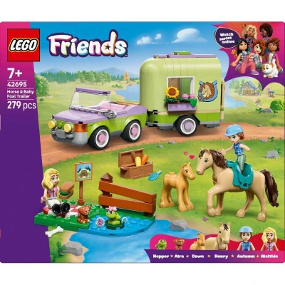 Lego FRIENDS Přívěs s koněm a hříbětem 42695 (stavebnice)