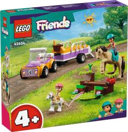 Lego FRIENDS Přívěs s koněm a poníkem 42634 (stavebnice) Lego FRIENDS Přívěs s koněm a poníkem 42634 (stavebnice)
