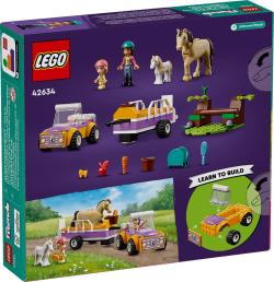 Lego FRIENDS Přívěs s koněm a poníkem 42634 (stavebnice)