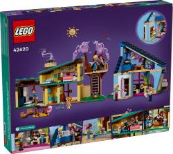 Lego FRIENDS Rodinné domy Ollyho a Paisley 42620 (stavebnice)
