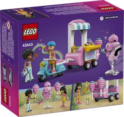 Lego FRIENDS Stánek s cukrovou vatou a skútr 42643 (stavebnice)