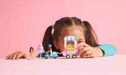 Lego FRIENDS Stánek s cukrovou vatou a skútr 42643 (stavebnice)