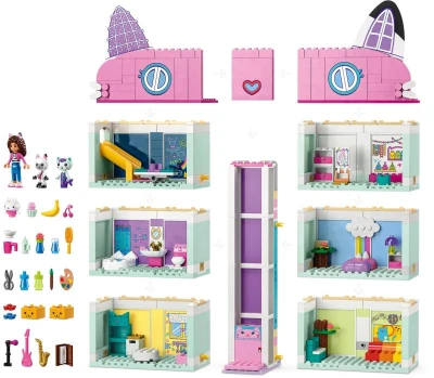 Lego GABBYS DOLLHOUSE Gábinin kúzelný domček 10788 (stavebnica)