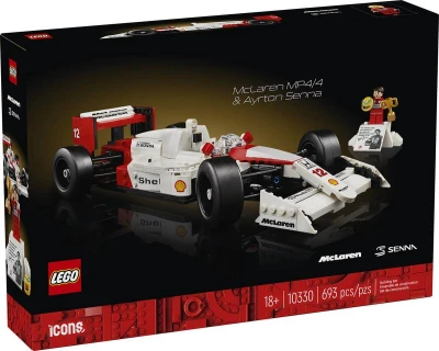 Lego ICONS Auto McLaren MP4/4 + Ayrton Senna 10330 (stavebnice)
