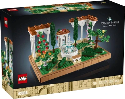 Lego ICONS Zahrada s fontánou 10359 (stavebnice)