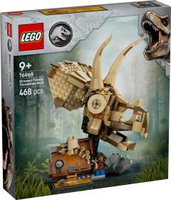 LEGO JURASSIC WORLD Dinosauří fosilie: Lebka triceratopse 76969 (stavebnice)