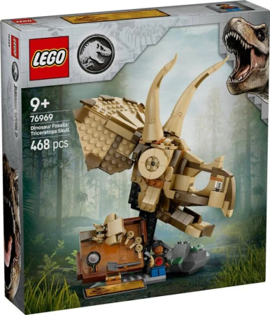 LEGO JURASSIC WORLD Dinosauří fosilie: Lebka triceratopse 76969 (stavebnice)