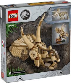LEGO JURASSIC WORLD Dinosauří fosilie: Lebka triceratopse 76969 (stavebnice)