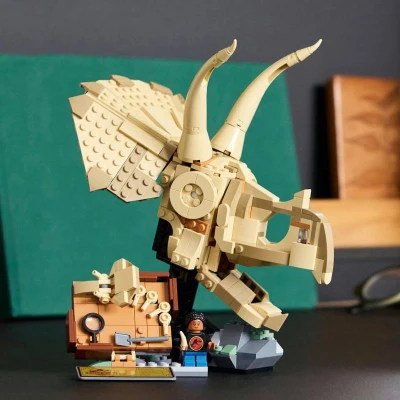 LEGO JURASSIC WORLD Dinosauří fosilie: Lebka triceratopse 76969 (stavebnice)