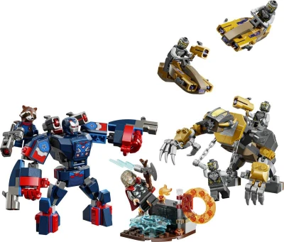Lego MARVEL Avengers: Endgame Thor vs. Chitauri 76322 (stavebnice)