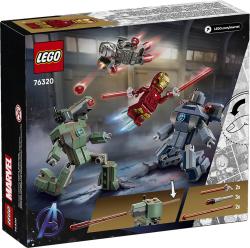 Lego MARVEL Iron Man a War Machine vs. Hammerovy Drony 76320 (stavebnice)