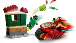 Lego MARVEL Iron Man s motorkou a Hulk 76287 (stavebnice)