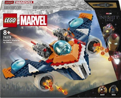 Lego MARVEL Rocketův tryskáč Warbird vs. Ronan 76278 (stavebnice) Lego MARVEL Rocketův tryskáč Warbird vs. Ronan 76278 (stavebnice)
